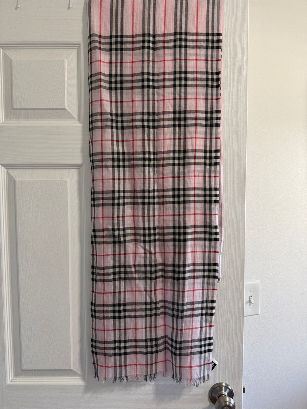 Burberry Women’s Plaid Pink and Black Skirt